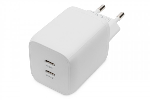 DIGITUS USB-C Ladegerät, 2-Port, 65W GaN