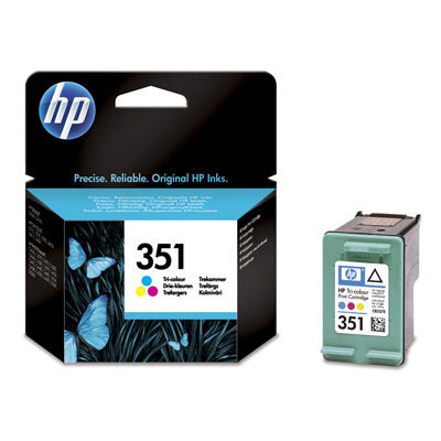 HP Tintenpatrone Nr. 351 CB337EE 3-farbig (ca. 170 Seiten)