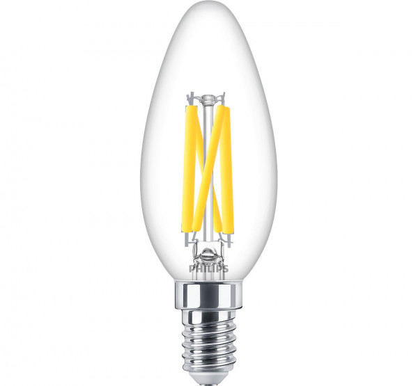 Philips LED WarmGlow Kerzenlampe 60W E14 Klar dimmbar