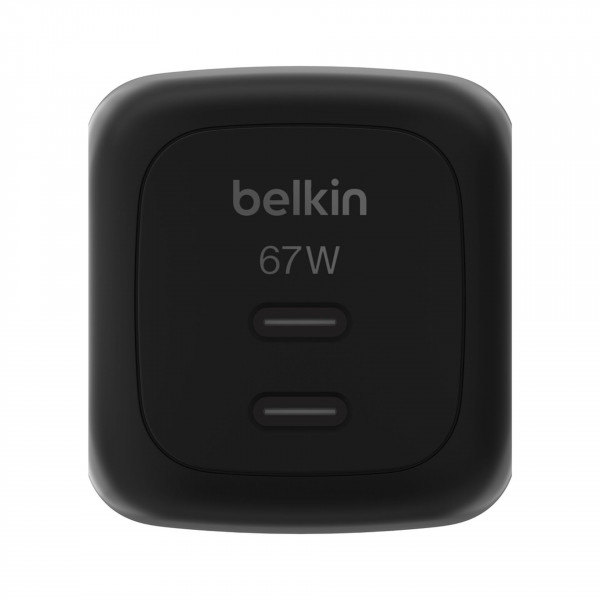 Belkin 67W Dual USB-C Ladegerät Power Delivery und PPS, black