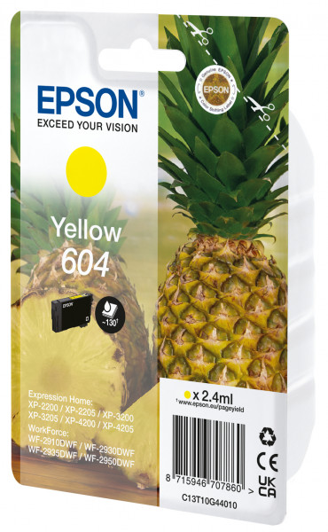 Epson Tintenpatrone 604 Gelb (2,4ml)