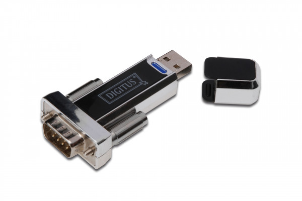 DIGITUS USB - Seriell Adapter, DSUB 9M, 0.8m