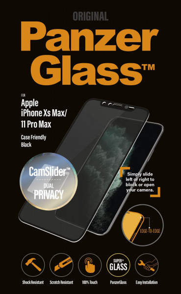 PanzerGlass Privacy CamSlider iPhone 11 Pro Max, Black