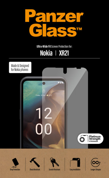 PanzerGlass Screen Protector Nokia Sentry Ultra-Wide Fit