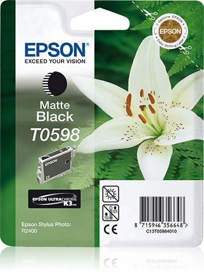 Epson Tintenpatrone T0598 matt Schwarz (13ml)