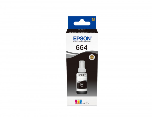 Epson Tintenflasche T6641 Schwarz (70ml)