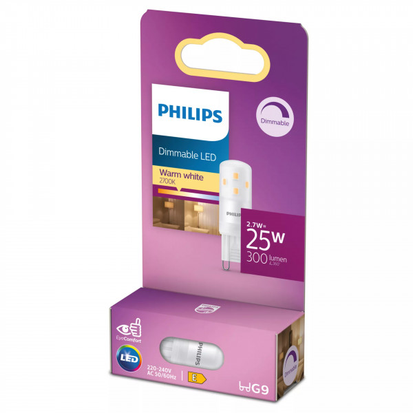 Philips LED Standard Brenner 25W G9 WW 230V Dim SRT6 1er P.