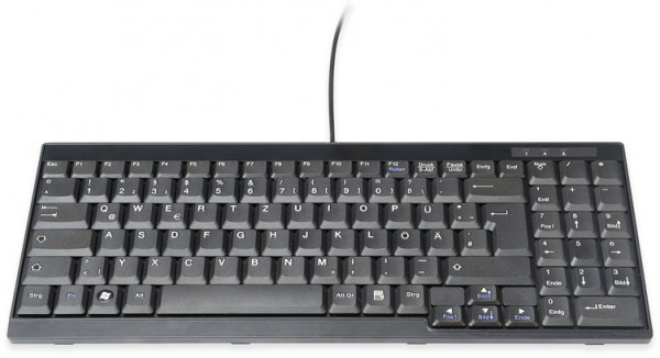 DIGITUS Tastatur passend für TFT-Konsolen, deutsch