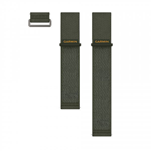 Garmin Ersatz-Armband 24 mm Nylon Moosgrün ComfortFit
