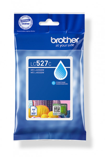 Brother Tintenpatrone LC-527C Cyan (ca. 900 Seiten)