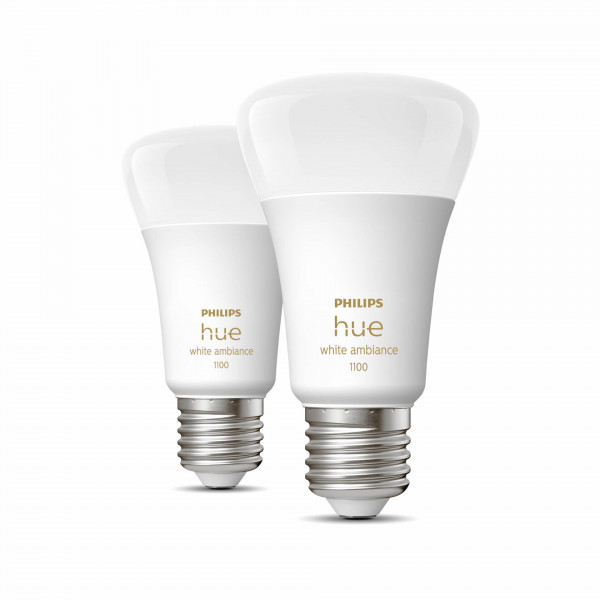 Philips Hue White Ambiance E27 Doppelpack 2x800lm 75W