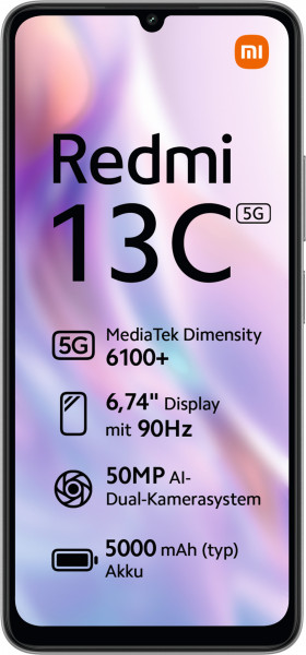 Xiaomi Redmi 13C 5G weiß Telekom