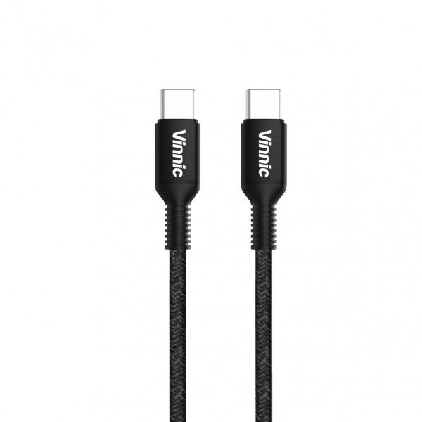 Vinnic USB-C to C cable 3m 60W, black