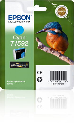 Epson Tintenpatrone T1592 Cyan (17ml)