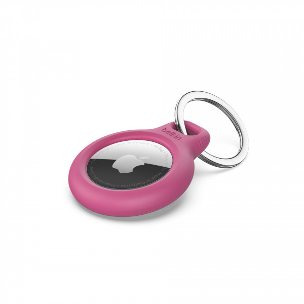 Belkin Secure Holder Schlüsselanhänger für Apple AirTag, pink