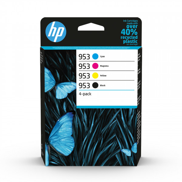 HP Tintenpatrone Nr. 953 Multipack (BK/C/M/Y) (ca.900/630S.)