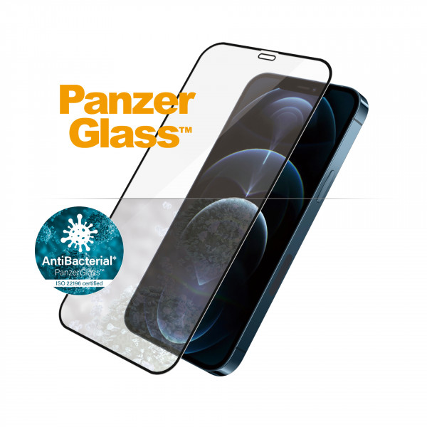 PanzerGlass E2E iPhone 12 Pro Max CF, Antibakt.