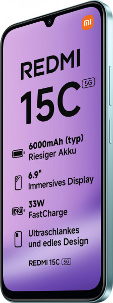 Xiaomi Redmi 15C 5G 128GB grün Telekom
