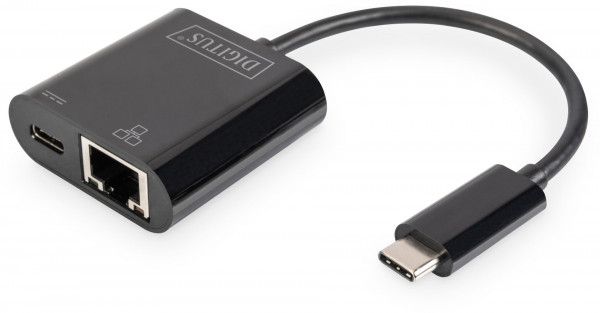 DIGITUS USB Type-C Gigabit Ethernet Adapter + PD