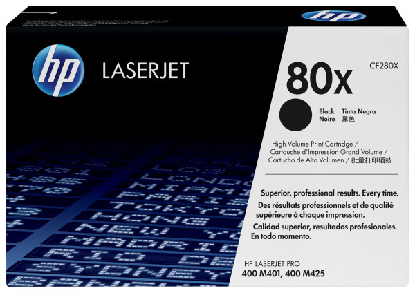 HP 80X Schwarz Original LaserJet Tonerkartusche