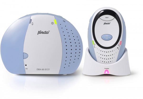 Alecto DBX-85 ECO DECT Babyphone (Weiß/Blau)