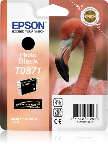 Epson Tintenpatrone T0871 Schwarz (11ml)