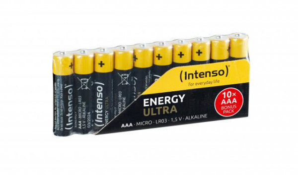 Intenso Batteries Energy Ultra AAA LR03 10er Shrinkpack