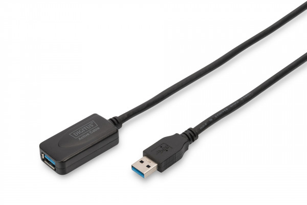 DIGITUS USB 3.0 Aktives Verlängerungskabel Typ A St/Bu 5.0m