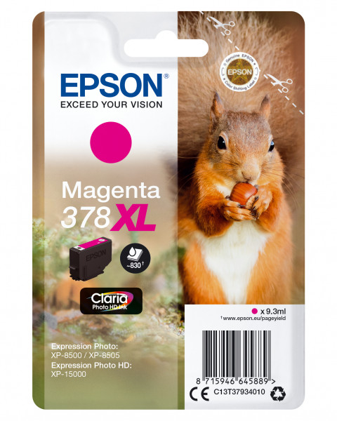 Epson Tintenpatrone 378XL Magenta (9,3ml)