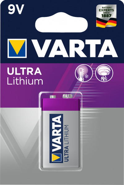 VARTA ULTRA LITHIUM 9V Blister 1