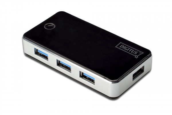 DIGITUS USB 3.0 Hub, 4-port schwarz