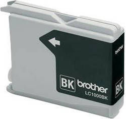 Brother Tintenpatrone LC-1000BK Schwarz (ca. 500 Seiten)