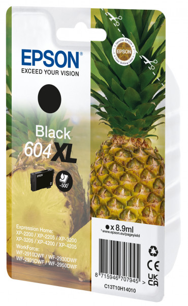 Epson Tintenpatrone 604XL Schwarz (8,9ml)