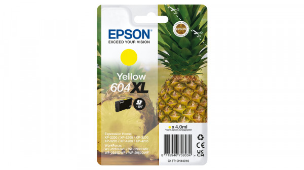 Epson Tintenpatrone 604 XL Gelb (4,0ml)