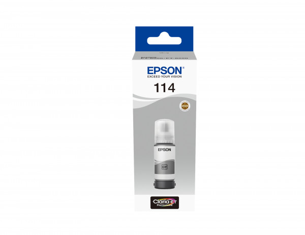 Epson Tintenflasche 114 Grau (ca. 70ml)