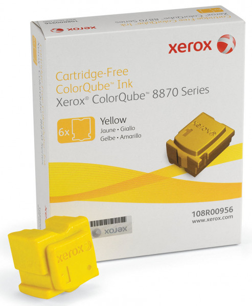 Xerox ColorStix 6x gelb 108R00956 (ca. 17.300 Seiten)