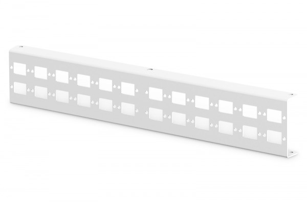 DIGITUS Adapterplatte für DN-96800M-2, grau 24x SC-SX, LC-DX