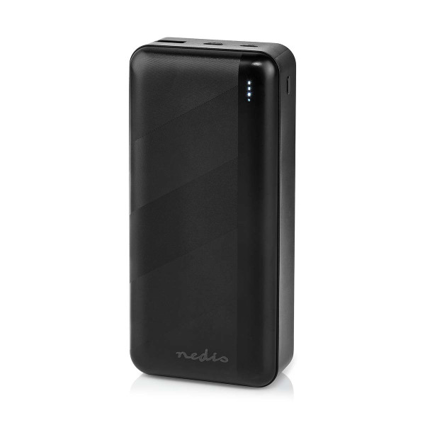 NEDIS Powerbank 30000mAh, schwarz