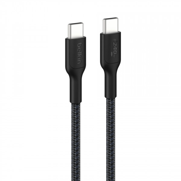 Belkin BOOST CHARGE 240W USB-C / USB-C-Kabel, 1m, schwarz