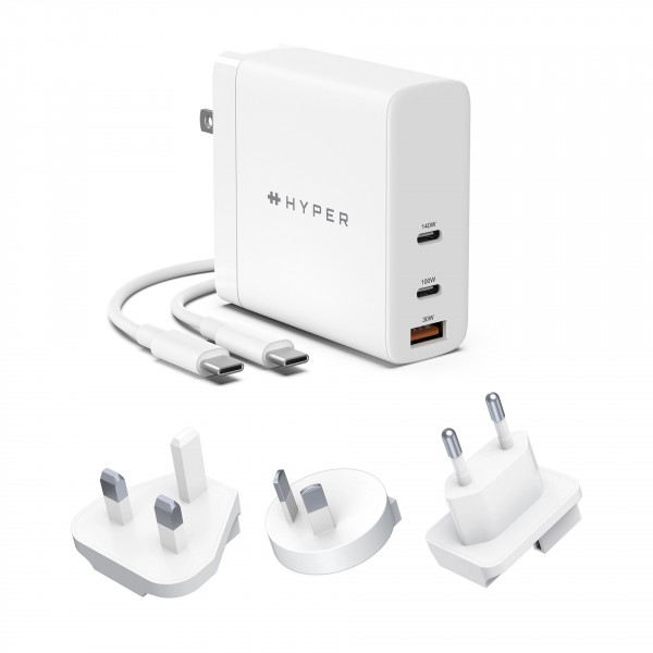 Hyper HyperJuice 140 W Gan Charger - Global - Multi-port