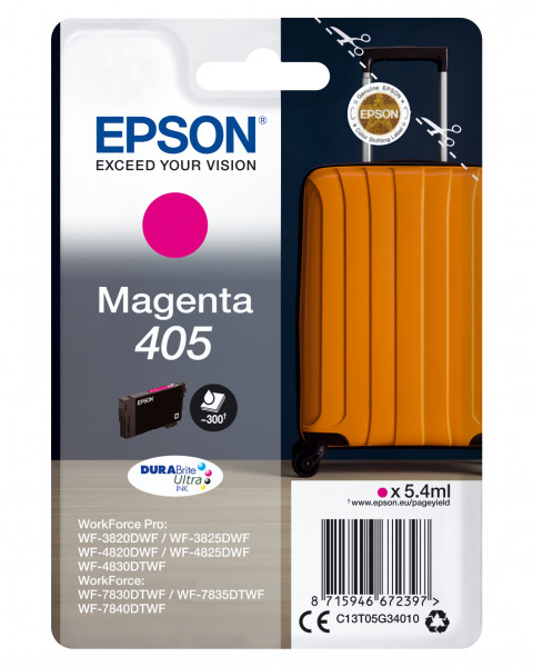 Epson Tintenpatrone 405 Magenta (5,4ml)