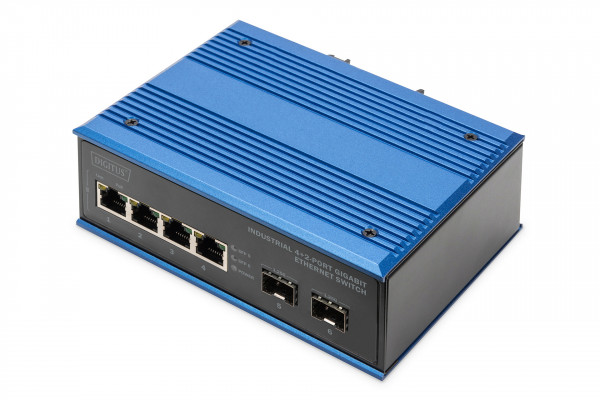 DIGITUS Industrial 4+2 -Port Gigabit Ethernet Switch