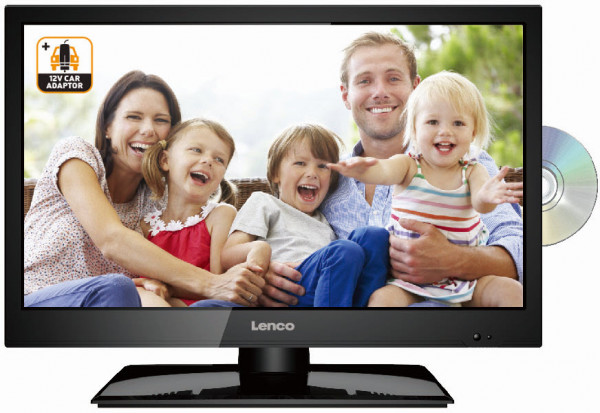 LENCO DVL-1962BK 18,5" HD LED-Fernseher+DVB-T2, DVD-Player