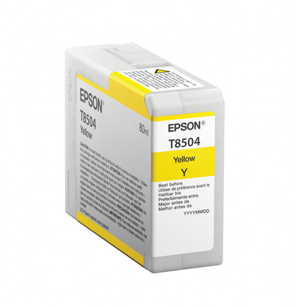 Epson Tintenpatrone T8504 Gelb (80ml)