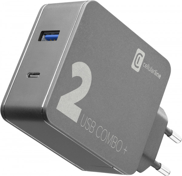 Cellularline Multipower 2 COMBO PLUS 48 W, 1xUSB-C 45W, 1xUSB