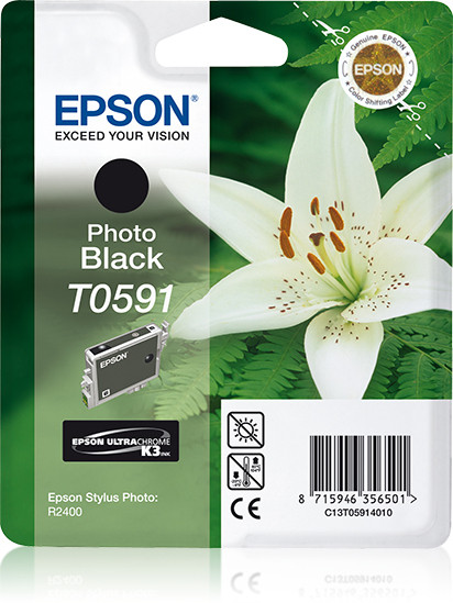 Epson Tintenpatrone T0591 Schwarz (13ml)