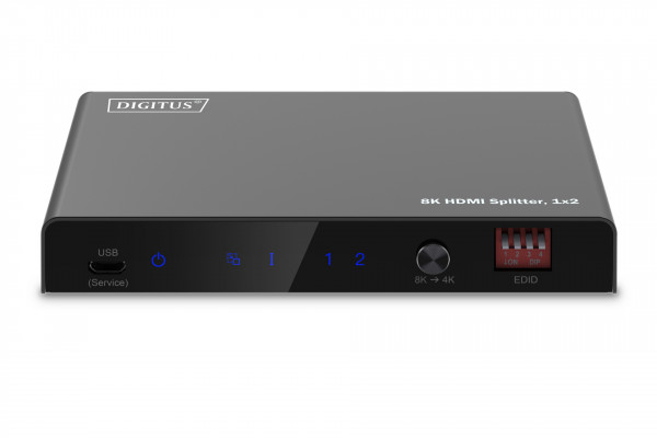 DIGITUS 8K HDMI Splitter, 1x2