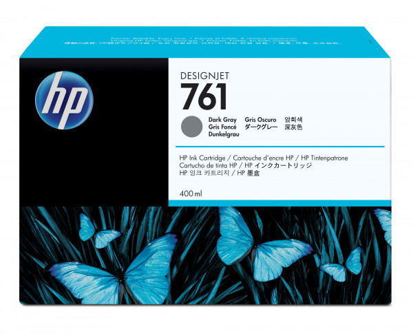 HP 761 Dunkelgrau DesignJet Druckerpatrone, 400 ml