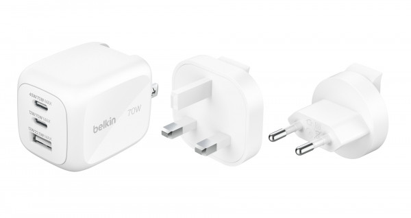Belkin 70W USB-C Ladegerät mit austauschbaren Steckertipps
