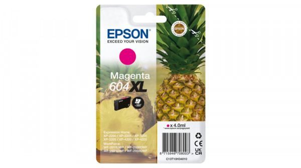 Epson Tintenpatrone 604XL Magenta (4ml)